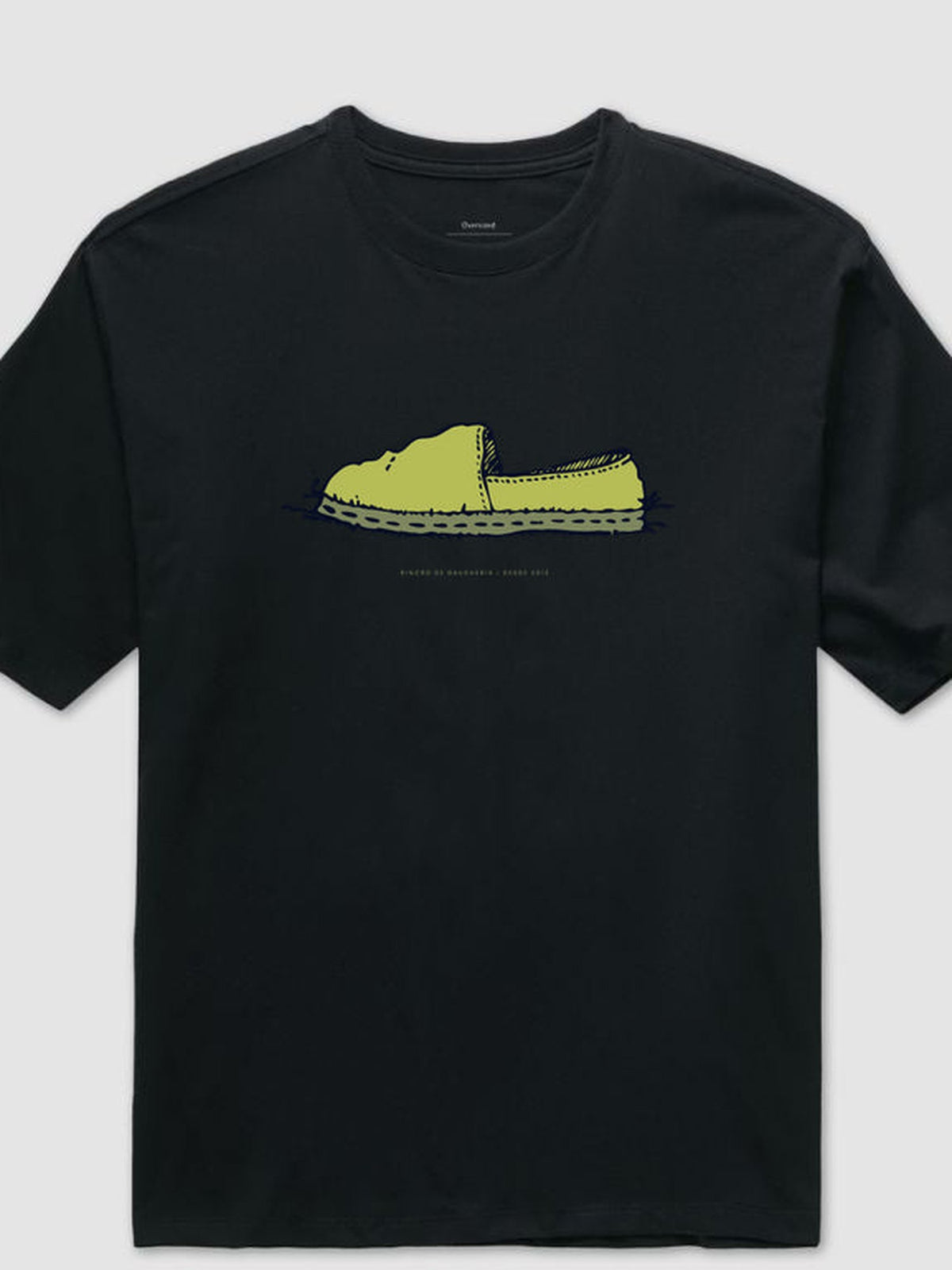 Camiseta Alpargata oversized, modelagem unissex