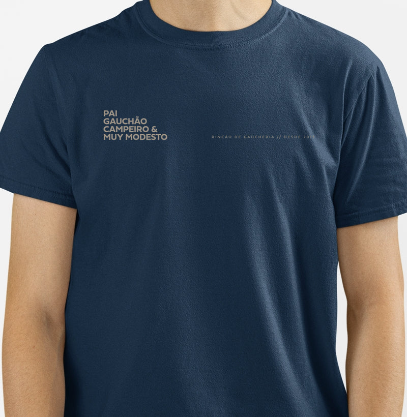 Camiseta Pai Gauchão Campeiro & Muy Modesto