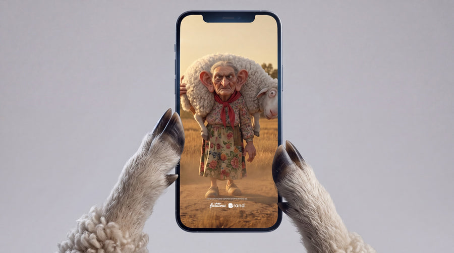 Exemplo ilustrativo de apoio a conteúdo da Gaucheria com personagem do Rincão em vídeo vertical.
