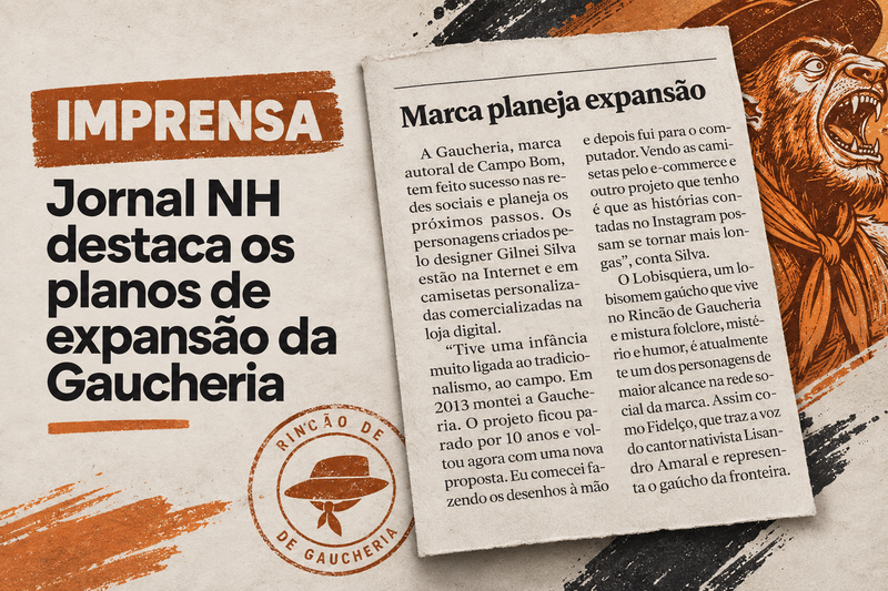 Recorte da matéria do Jornal NH sobre os planos de expansão da Gaucheria