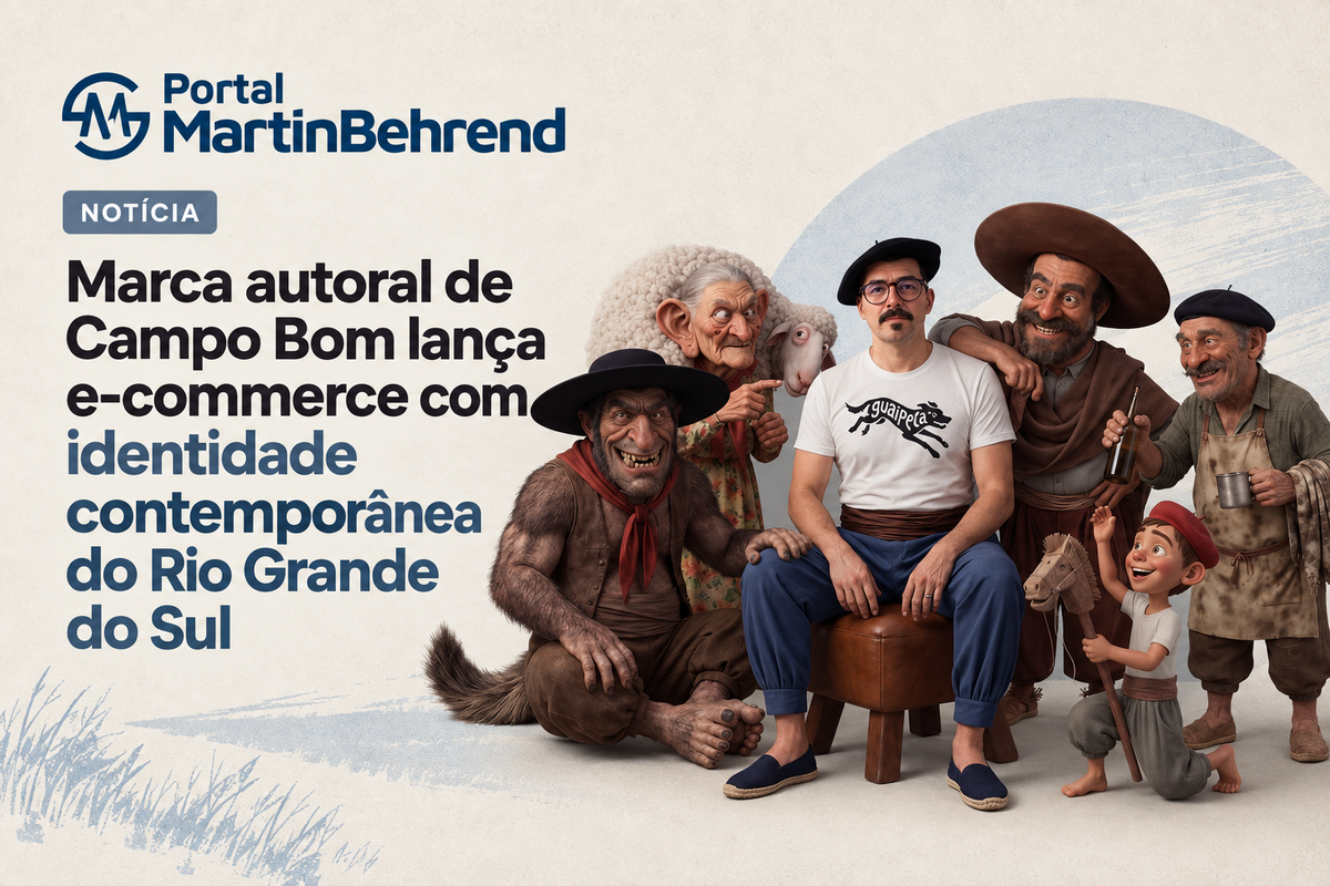 Gaucheria em destaque no Portal Martin Behrend sobre o lançamento do e-commerce