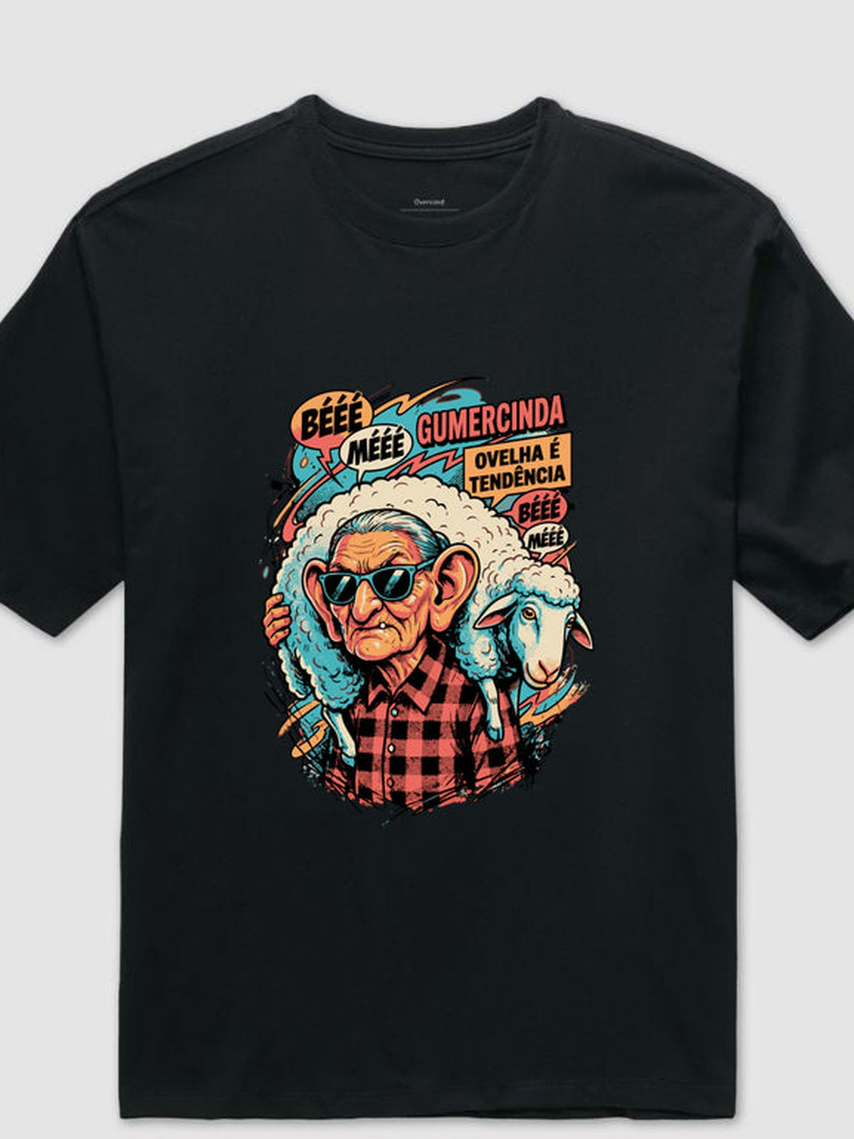 Camiseta Gumercinda oversized, modelagem unissex