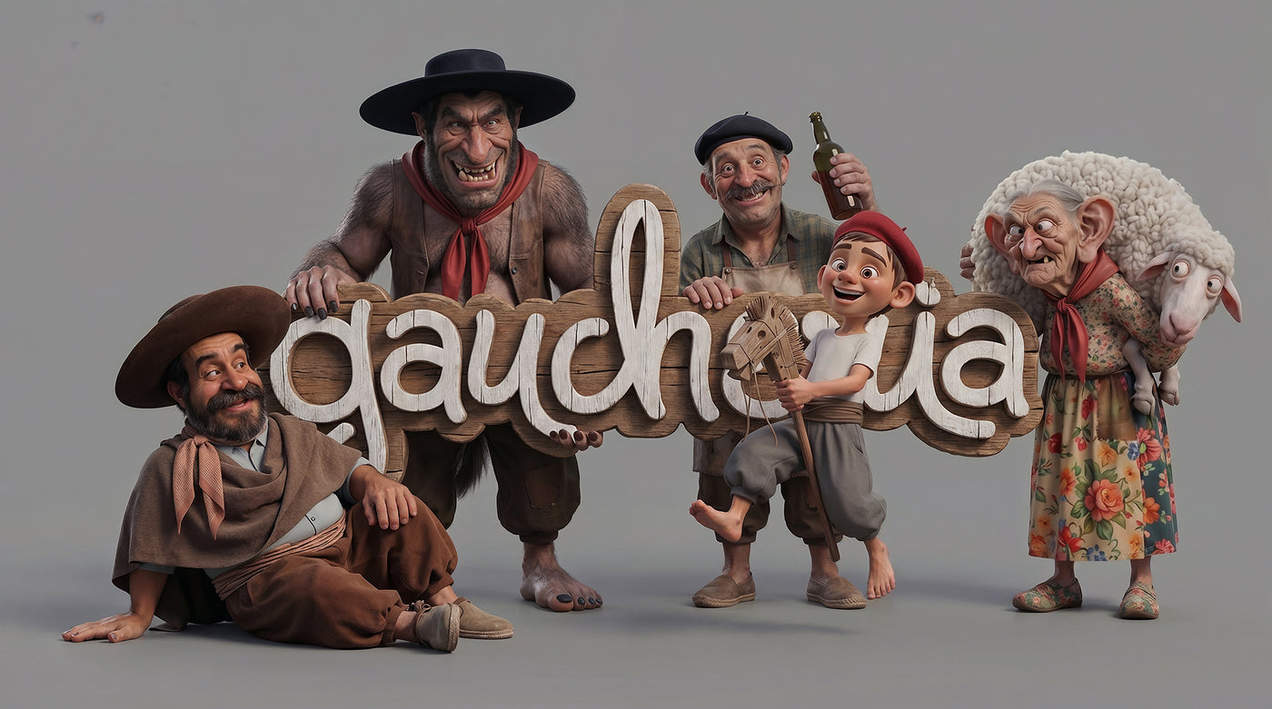 A gauchada do Rincão de Gaucheria.