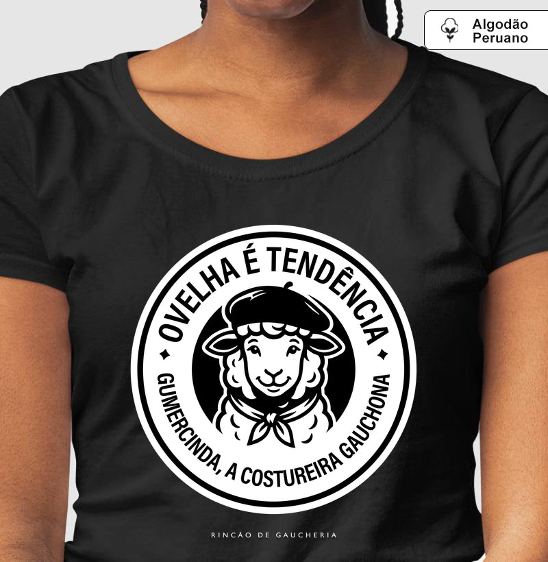 Logo Gumercinda - Ovelha é Tendência — Algodão Peruano