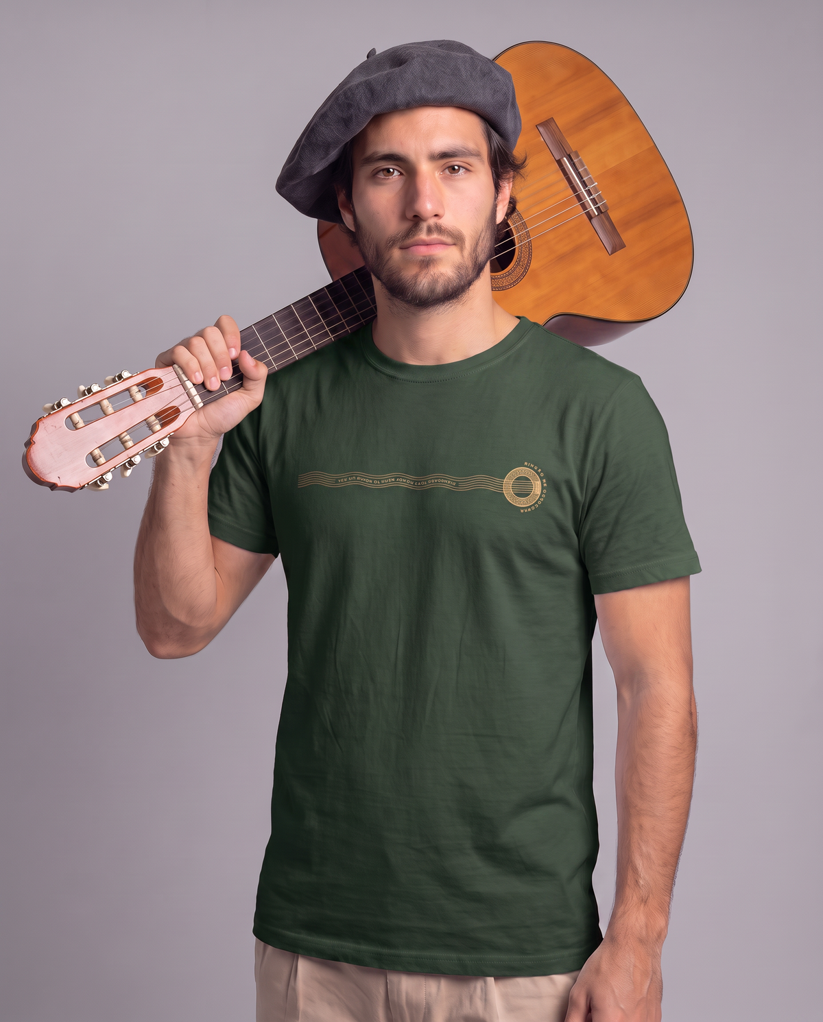Camiseta Guitarreiro — Algodão Peruano